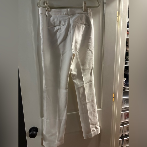 NWOT- ANN TAYLOR- winter white pants:  The Sophia Straight Pant - Picture 6 of 9